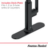 [1176962430] Sonner Single-Handle Semi-Pro 3-Function Kitchen Faucet 1.8 gpm/6.8 L/min with Deck Plate - Matte Black