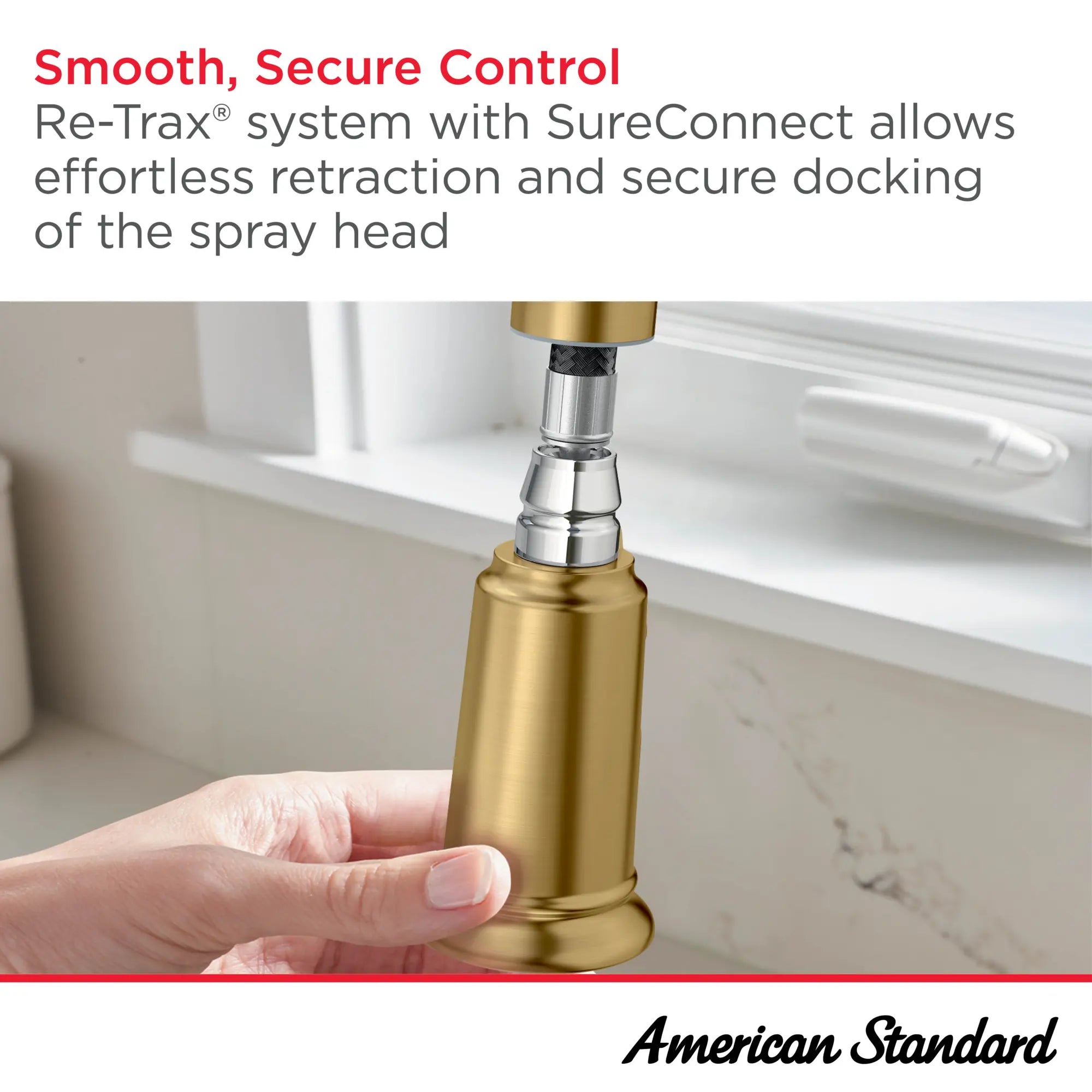 Highgrove Single-Handle Pull-Down 3-Function Kitchen Faucet 1.8 gpm/6.8 L/min with Deck Plate // BRUSHED COOL SUNRISE // 282389_Highgrove_Infographic_117634GN00_0001_MARCH2026_0_CDNwebp.webp