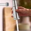 [1176960750] Sonner Single-Handle Semi-Pro 3-Function Kitchen Faucet 1.8 gpm/6.8 L/min with Deck Plate - Polished Chrome