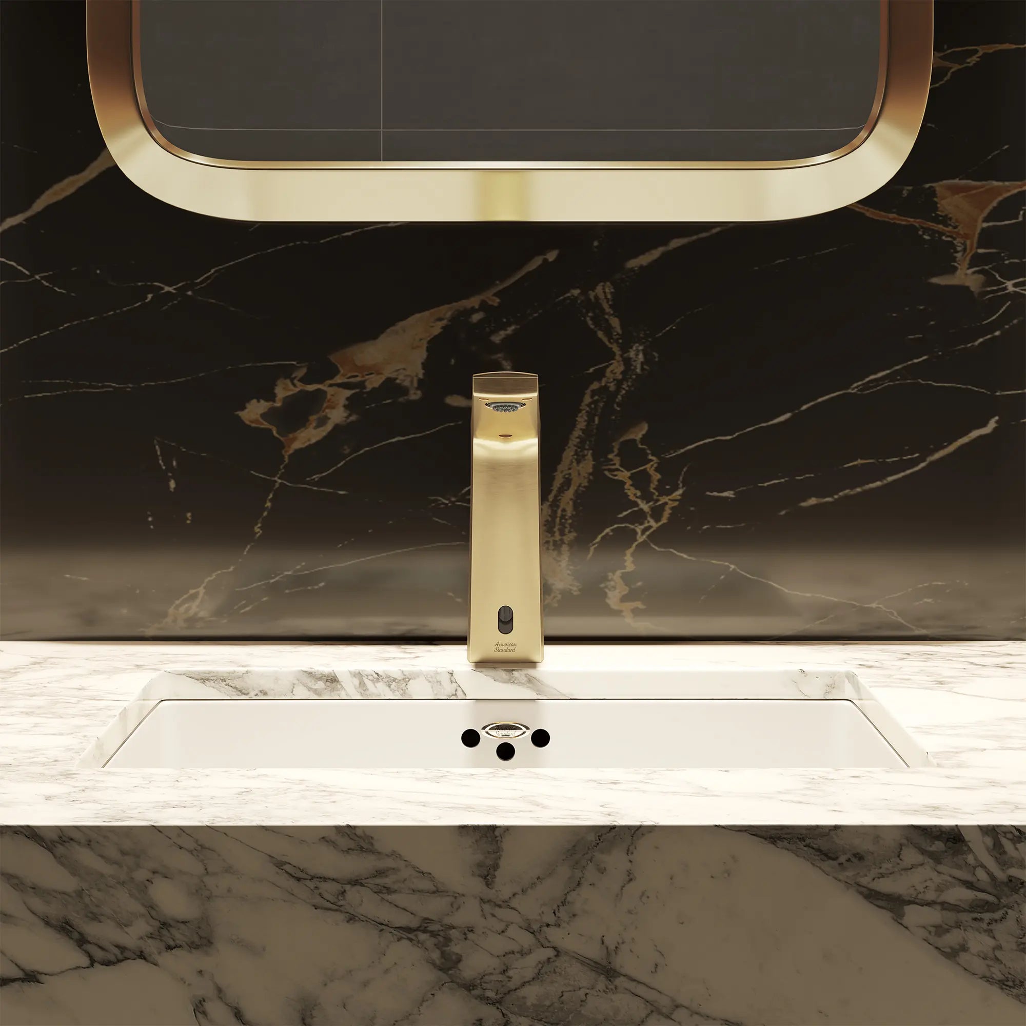Paradigm® Selectronic® Touchless Faucet, Battery-Powered, 0.5 gpm/1.9 Lpm // BRUSHED NICKEL // 285593_Paradigm_EnvironmentCloseUp_7037105.295_0001_AUGUST2025_0_CDNwebp.webp