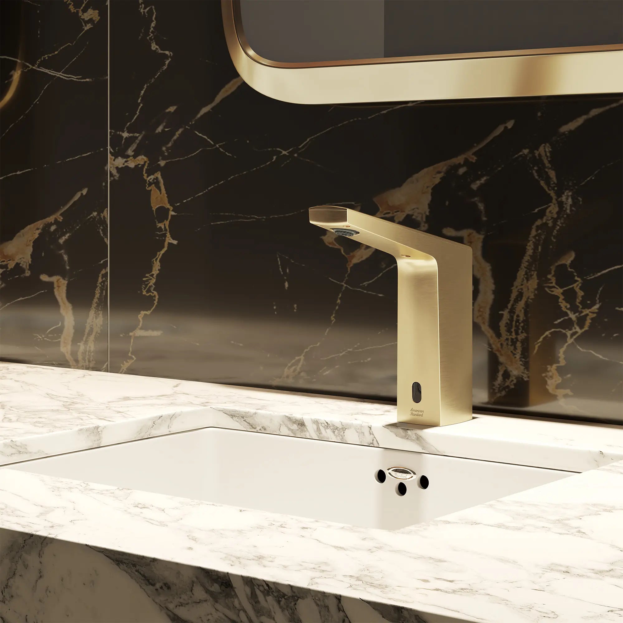 Paradigm® Selectronic® Touchless Faucet, Battery-Powered, 0.5 gpm/1.9 Lpm // BRUSHED NICKEL // 285594_Paradigm_EnvironmentCloseUp_7037105.295_0002_AUGUST2025_0_CDNwebp.webp