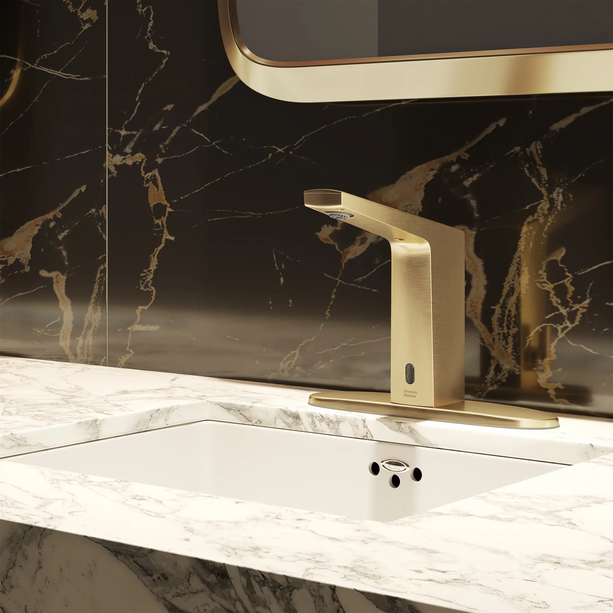 Paradigm® Selectronic® Touchless Faucet, Battery-Powered, 0.5 gpm/1.9 Lpm // BRUSHED NICKEL // 285595_Paradigm_EnvironmentCloseUp_7037105.295_0004_AUGUST2025_0_CDNwebp.webp