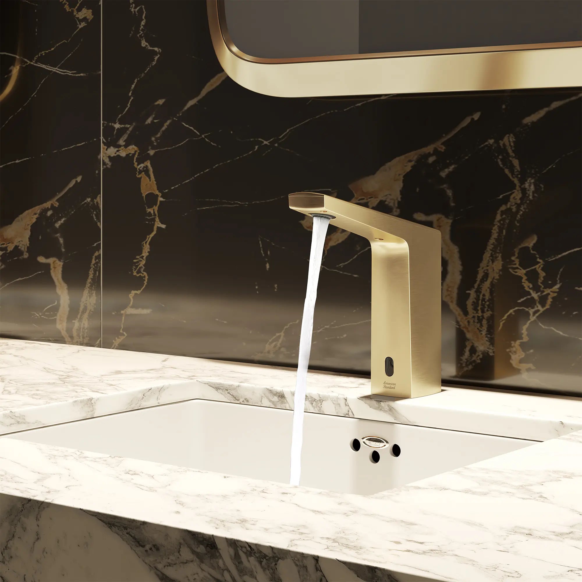 Paradigm® Selectronic® Touchless Faucet, Battery-Powered, 0.5 gpm/1.9 Lpm // BRUSHED NICKEL // 285596_Paradigm_EnvironmentCloseUp_7037105.295_0005_AUGUST2025_0_CDNwebp.webp