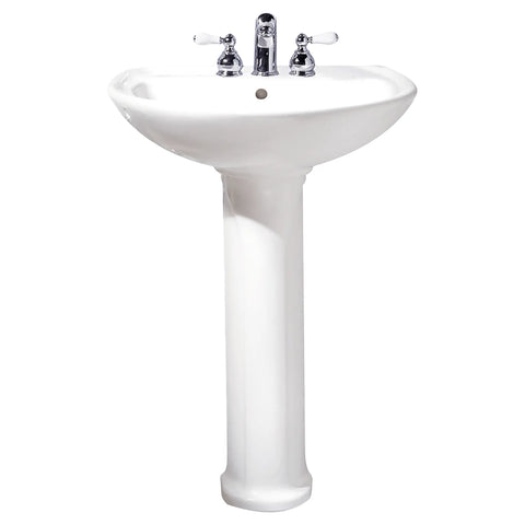Cadet 4-Inch Centerset Pedestal Sink Top and Leg Combination
