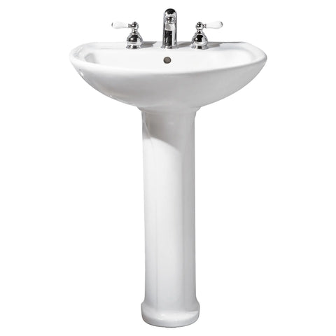 Cadet 8-Inch Widespread Pedestal Sink Top and Leg Combination