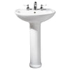 [731100-400.020] Cadet Pedestal Leg - White