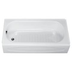 [0255212.020] New Salem 60 x 30-Inch Integral Apron Bathtub With Left-Hand Outlet - White