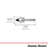 [M962918-0020A] Manual Piston-Type Flush Valve Handle Assembly - Polished Chrome