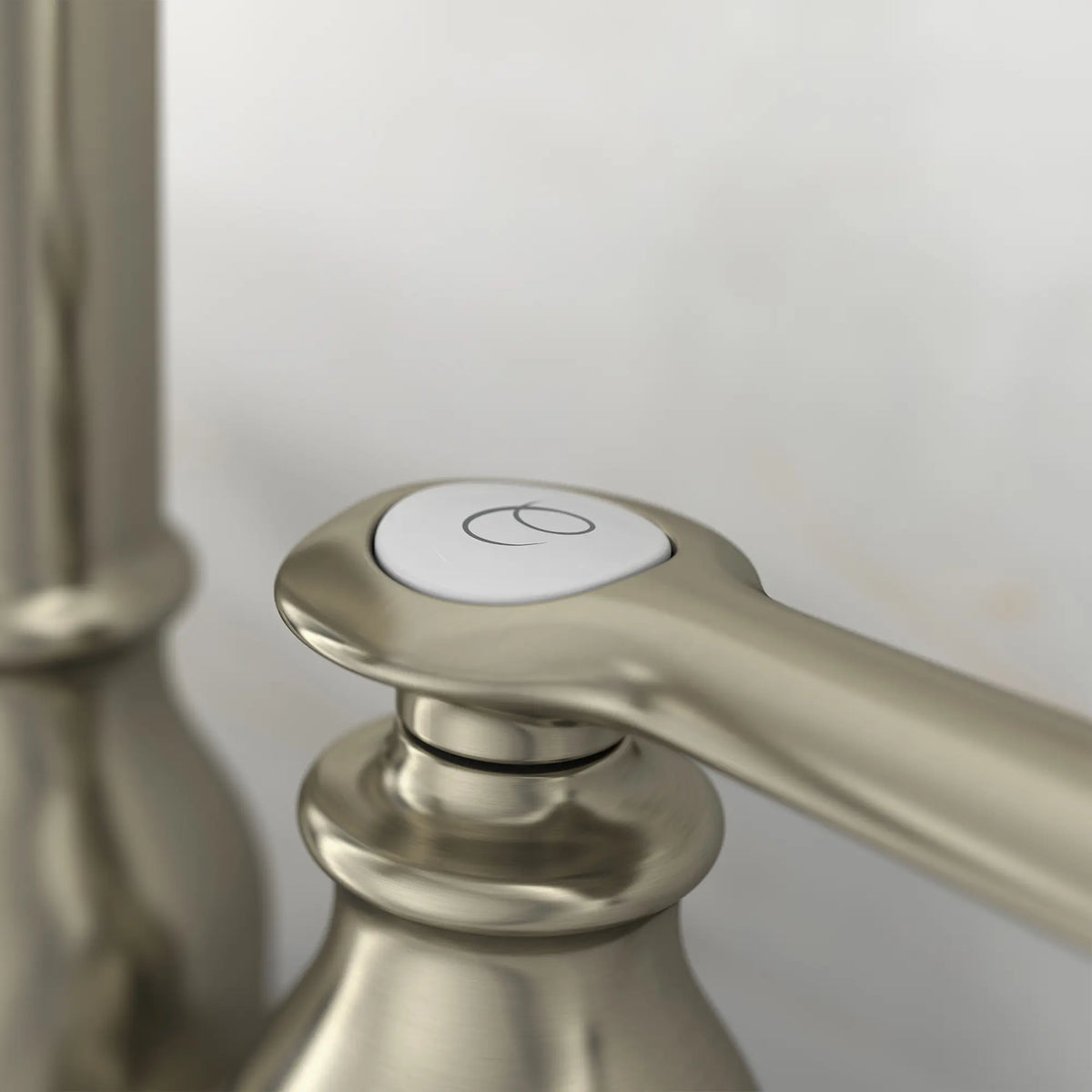 Sherbrook 2-Handle 4 in. Centerset Faucet, 1.2gpm // BRUSHED NICKEL // 288817_Sherbrook_EnviromentCloseUp_1363292950_0001_JULY2026_Square_0_CDNwebp.webp