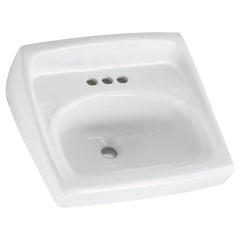 [0355027.020] Lucerne® Wall-Hung Sink for Exposed Bracket Support With 4-Inch Centerset - White