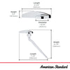 [7381143-200.0020A] Cadet 3 Concealed Trapway Trip Lever Assembly - Polished Chrome