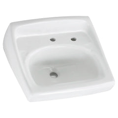 [0356137.020] Lucerne® Wall-Hung Sink With Center Hole Only and Extra Right-Hand Hole - White