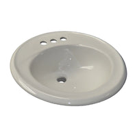 [0449004US.020] Kentucky Round Countertop Sink - White