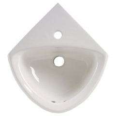 [0451001.020] Corner Minette® Wall-Hung Sink With Center Hole Only - White