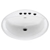 [0476037.020] Aqualyn® Drop-In Sink With 4-Inch Centerset and Extra Right-Hand Hole - White