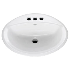 [0476928.020] Aqualyn® Drop-In Sink With 4-Inch Centerset Less Overflow - White
