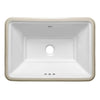 [0483000.020] Estate® Rectangular Under Counter Sink - White