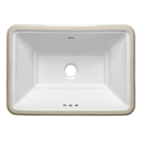 [0483000.020] Estate® Rectangular Under Counter Sink - White