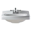 [0555104.020] Portsmouth® 4-Inch Centerset Pedestal Sink Top - White