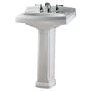 [0555801.020] Portsmouth® 8-Inch Widespread Pedestal Sink Top and Leg Combination - White