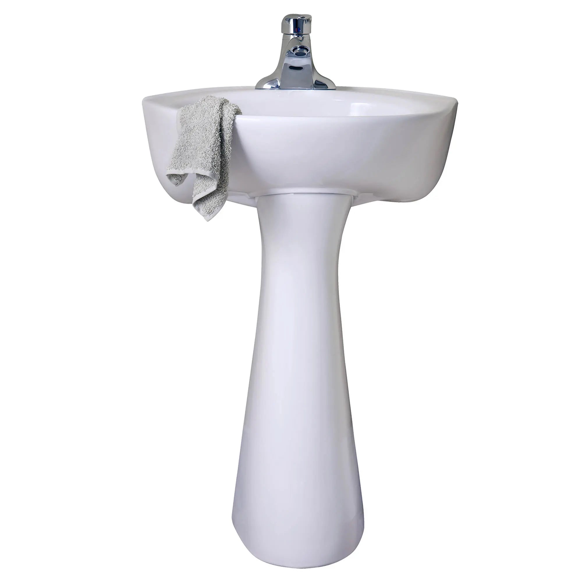 Cornice Center Hole Only Pedestal Sink Top and Leg Combination // WHITE // 29070_0611100020_0_CDNwebp.webp