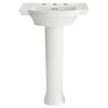 [0900800.020] Estate® 8-Inch Widespread Pedestal Sink Top and Leg Combination - White