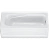 [1748102.020] Colony 66 Inch by 32 Inch Integral Apron Bathtub - White
