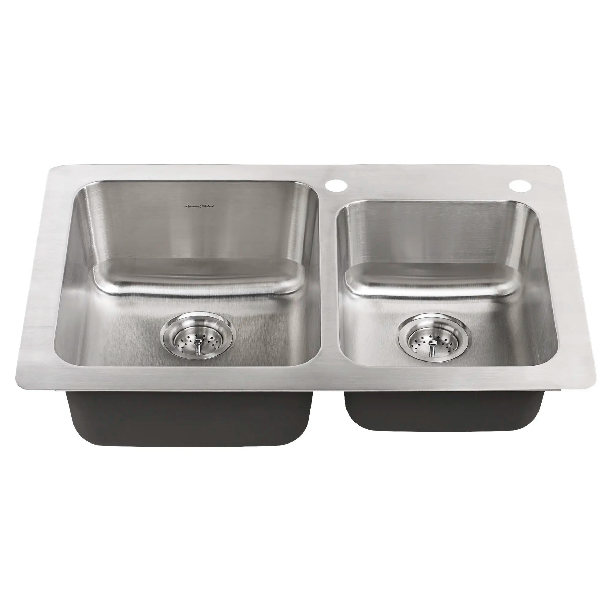 Montvale® 33 x 22-Inch Stainless Steel Double-Bowl Kitchen Sink // STAINLESS STEEL // 29320_18CR332232075_0_CDNwebp.webp