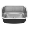[18SB.9231800S.075] Portsmouth® 23 x 18-Inch Stainless Steel Undermount Single-Bowl Kitchen Sink - Stainless Steel