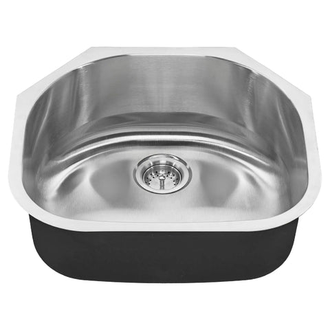 Portsmouth® 23 x 21-Inch Stainless Steel Undermount Single-Bowl Kitchen Sink