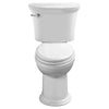 [205AA104.020] Heritage VorMax® Two-Piece 1.28 gpf/4.8 Lpf Chair Height Elongated Toilet Less Seat - White