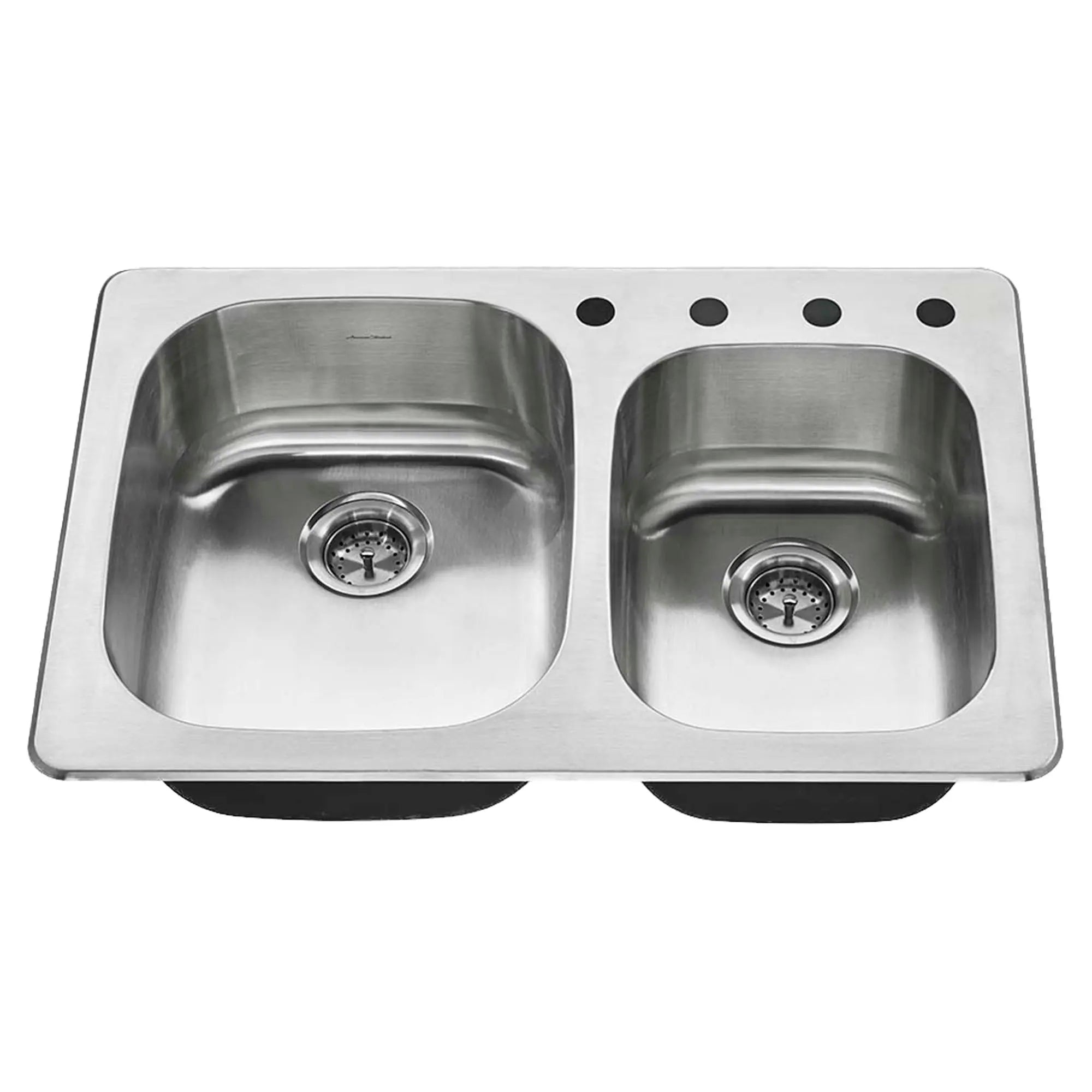 Fairport® 33 x 22-Inch Stainless Steel Double-Bowl Kitchen Sink // STAINLESS STEEL // 29480_20CR332284075_0_CDNwebp.webp
