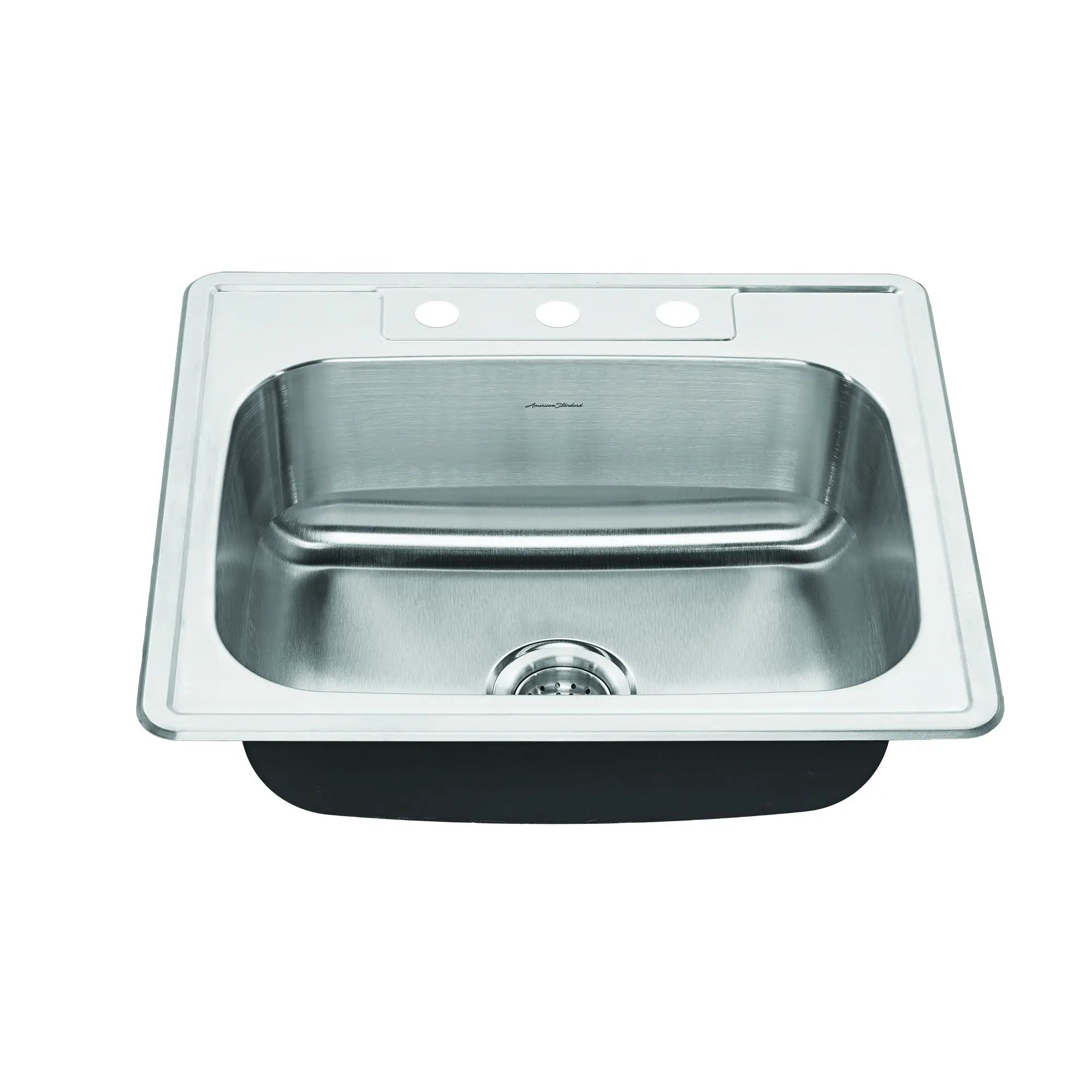 Colony® 25 x 22-Inch Stainless Steel 3-Hole Topmount Single-Bowl Kitchen Sink // STAINLESS STEEL // 29501_20SB8252283S075_01_0_CDNwebp_f6172fab-99fc-44e3-a6c9-066184ca1afe.webp