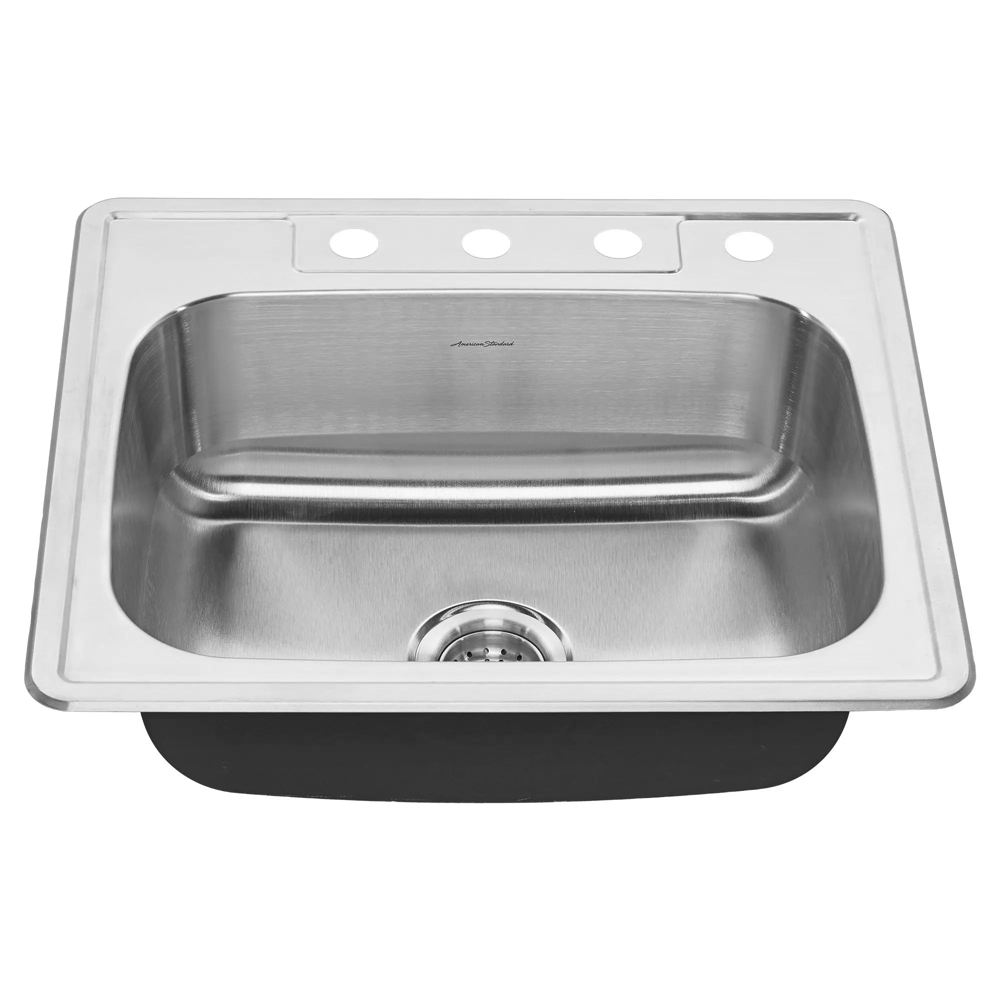 Colony® 25 x 22-Inch Stainless Steel 4-Hole Top Mount Single-Bowl ADA Kitchen Sink // STAINLESS STEEL // 29676_22SB6252284S075_0_CDNwebp.webp