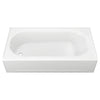 [2390202.011] Princeton® Americast® 60 x 30-Inch Integral Apron Bathtub With Left-Hand Outlet - Arctic
