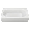 [2390202.020] Princeton® Americast® 60 x 30-Inch Integral Apron Bathtub With Left-Hand Outlet - Arctic