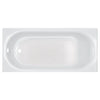 [2390202.020] Princeton® Americast® 60 x 30-Inch Integral Apron Bathtub With Left-Hand Outlet - Arctic