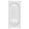 [2390LH.020] Princeton® Americast® 60 x 30-Inch Integral Apron Bathtub with Left-Hand Outlet - White