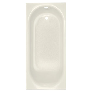 [2392202.222] Princeton® Americast® 60 x 30-Inch Integral Apron Bathtub Above Floor Rough with Left-Hand Outlet - Arctic