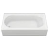[2392202ICH.020] Princeton® Americast® 60 x 30-Inch Integral Apron Bathtub Above Floor Rough Left-Hand Outlet with Integral Drain - Arctic