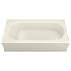 [2393202.222] Princeton® Americast® 60 x 30-Inch Integral Apron Bathtub Above Floor Rough with Right-Hand Outlet - Arctic