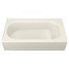 [2394202.222] Princeton® Americast® 60 x 34-Inch Integral Apron Bathtub Left-Hand Outlet With Luxury Ledge - Arctic