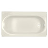 [2395202.222] Princeton® Americast® 60 x 34-Inch Integral Apron Bathtub Right-Hand Outlet with Luxury Ledge - Arctic