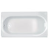 [2396202.020] Princeton® Americast® 60 x 34-Inch Integral Apron Bathtub Above Floor Rough Left-Hand Outlet with Luxury Ledge - Arctic