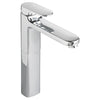 [2506151.002] Moments 1-Handle Monoblock Vessel Bathroom Faucet - Polished Chrome