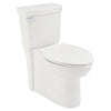 [2514101S.020] Clean 1.28 GPF Left Trip Lever Chair Height Elongated-Front 12-in. Rough-In Toilet with Seat - White