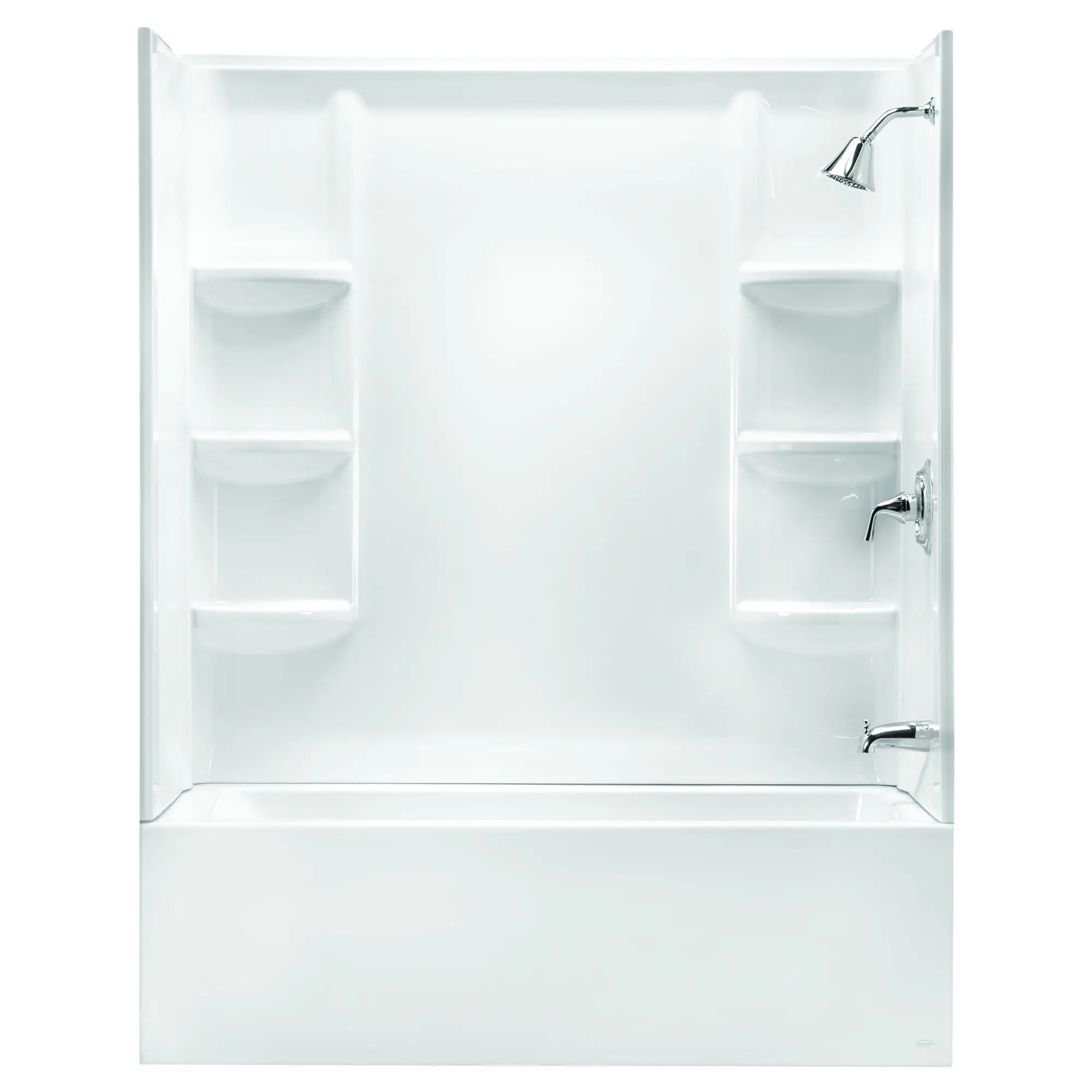 [2946BW.011] Studio 60 x 32 x 60-Inch Bath Wall Set - Arctic