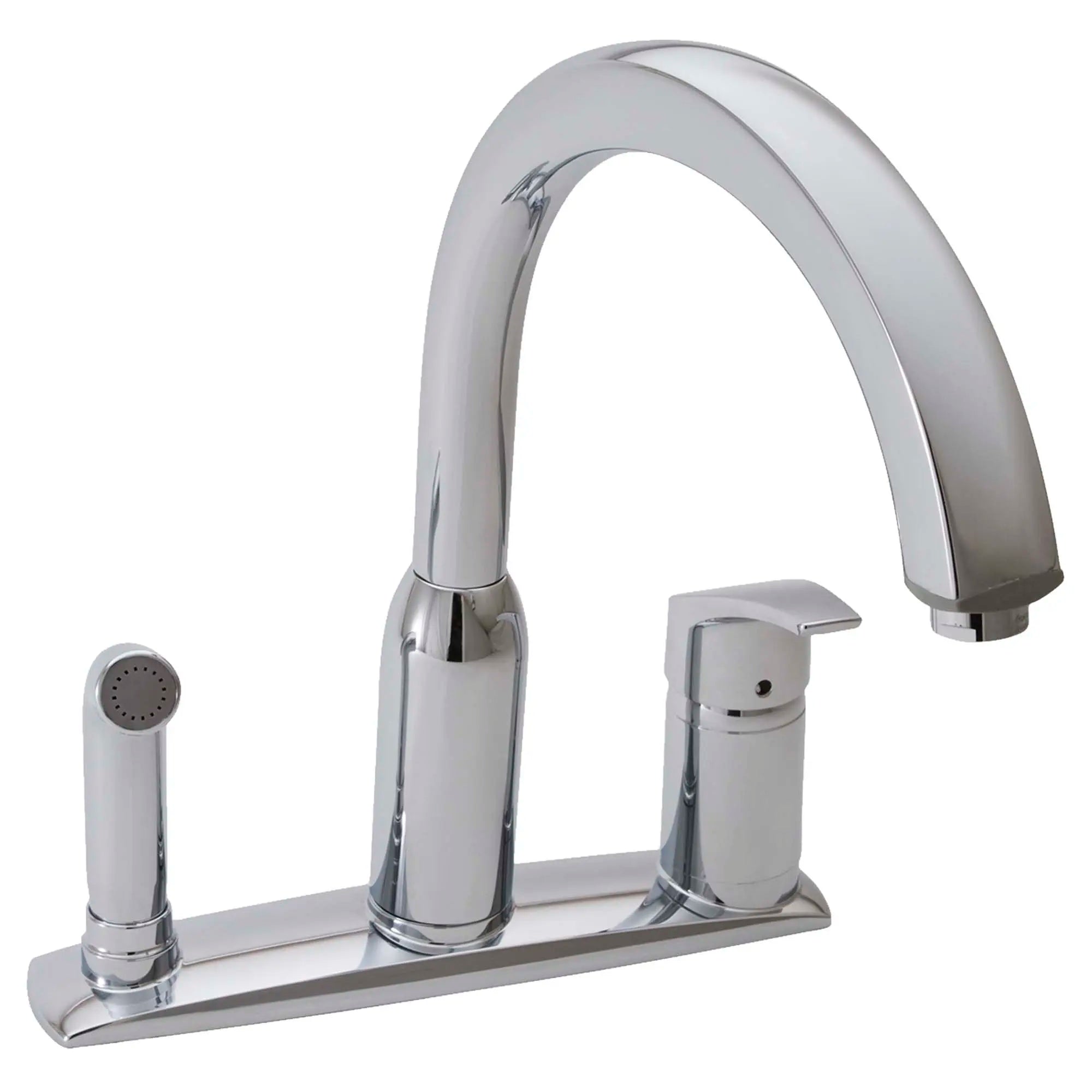 Arch Single Handle High Arc Kitchen Faucet with Side Spray // POLISHED CHROME // 30470_4101301002_02_0_CDNwebp.webp