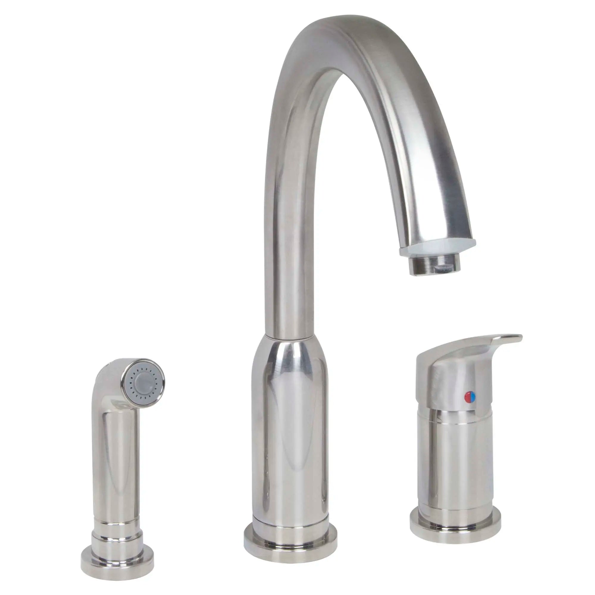 Arch Single Handle High Arc Kitchen Faucet with Side Spray // STAINLESS STEEL // 30473_4101301075_0_CDNwebp.webp