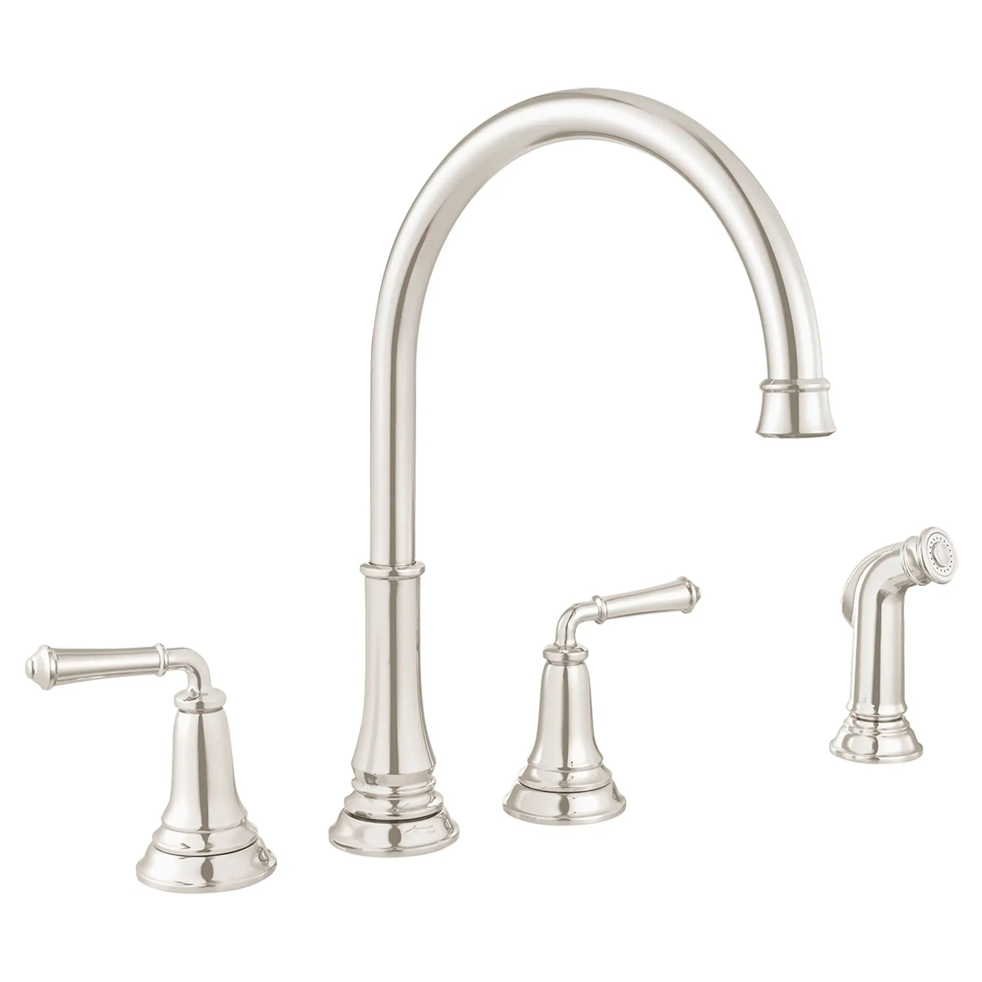 Delancey® 2-Handle Widespread Kitchen Faucet 1.5 gpm/5.7 L/min With Side Spray // POLISHED NICKEL // 30640_4279701013_1_0_CDNwebp.webp